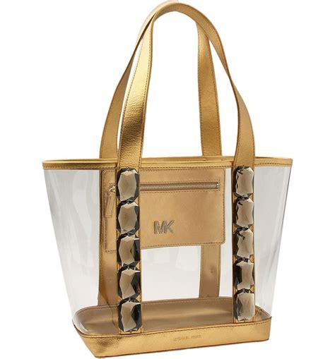 michael kors clear bag clearance